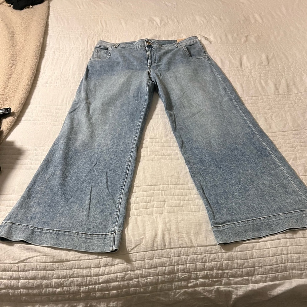NWT Kut from the Kloth High Rise Meg Wide Leg Jean Size 18